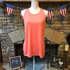 NWOT Athleta Stripe Mesh Racerback Tank Top Medium